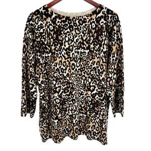 Talbots Plus Size 3X MERINO WOOL Cozy Winter Sweater Blouse Shirt Top Christmas
